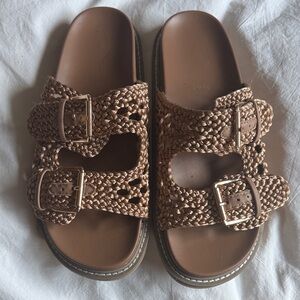 Joie Tan Woven women’s sandals